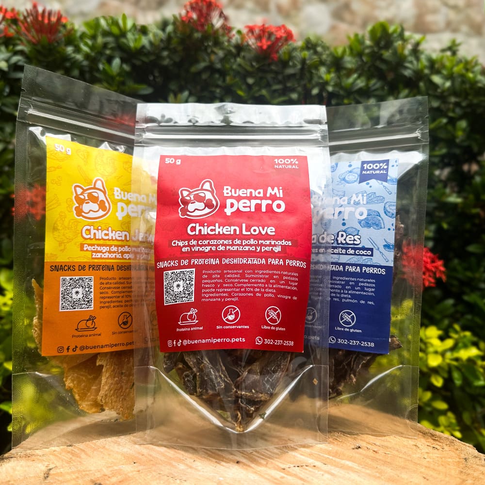 Snacks deshidratados